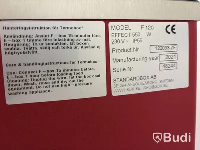 Värmebox på hjul SDX, Thermobox F120