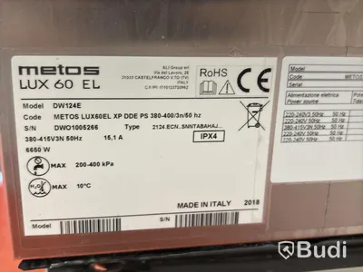 Diskmaskin Metos Lux 60 EL