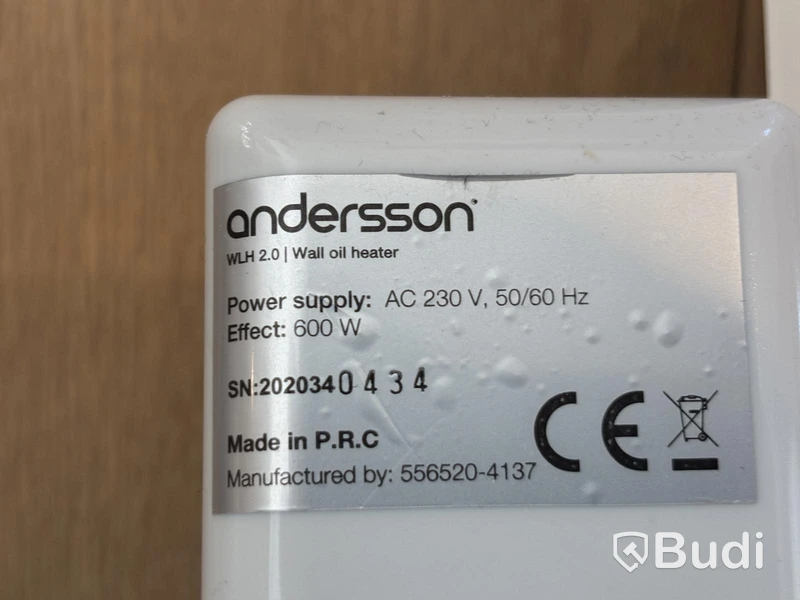 2 st. Oljeelement Andersson WLH 2.0