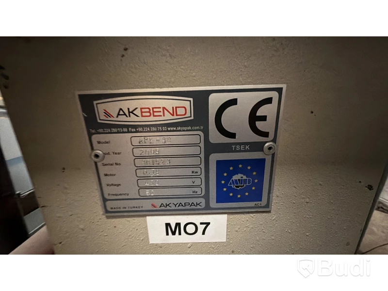 Profilvalsmaskin Akbend APK-30