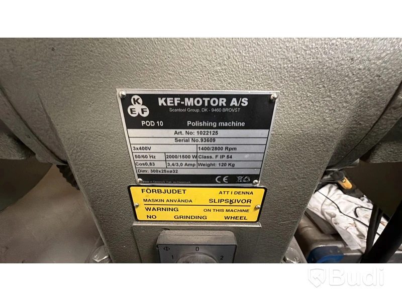 Polermaskin KEF-MOTOR A/S POD 10