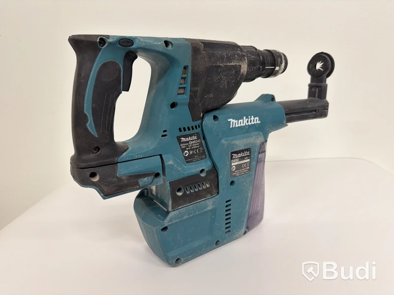Batteriedriven borrhammare Makita DHR243, 18V, dammsamlare