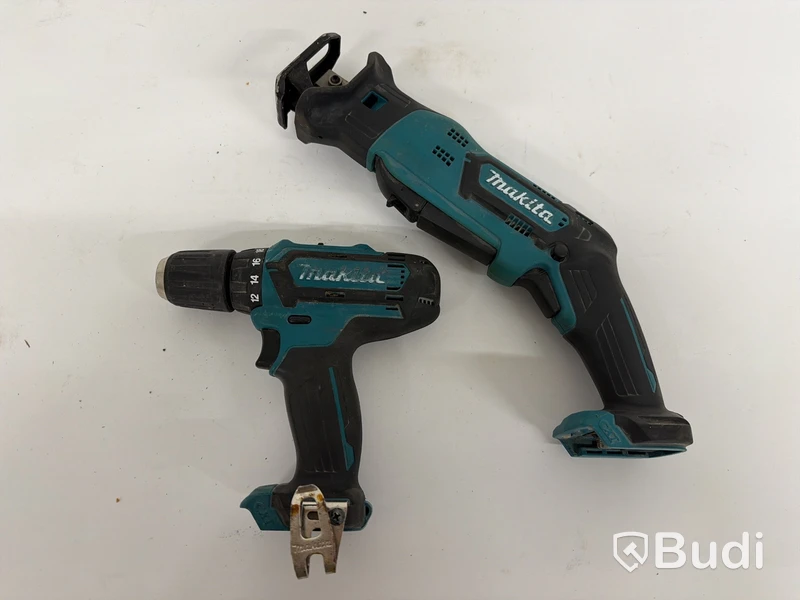 Skruvdragare Makita DF331D, tigersåg Makita JR105D