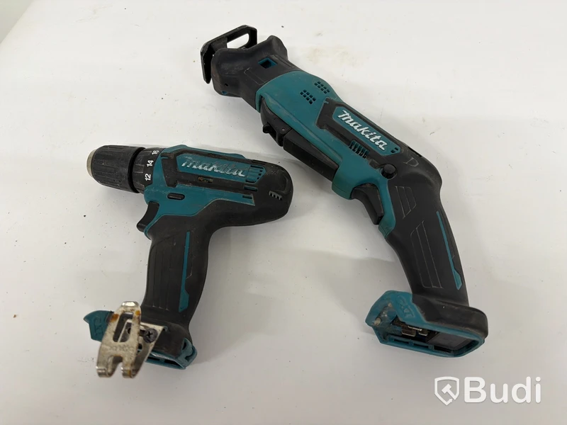 Skruvdragare Makita DF331D, tigersåg Makita JR105D