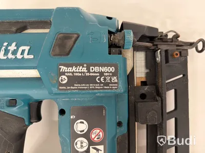 Batteridriven spikpistol Makita DBN600, 16Ga, 25–64 mm, 18V,