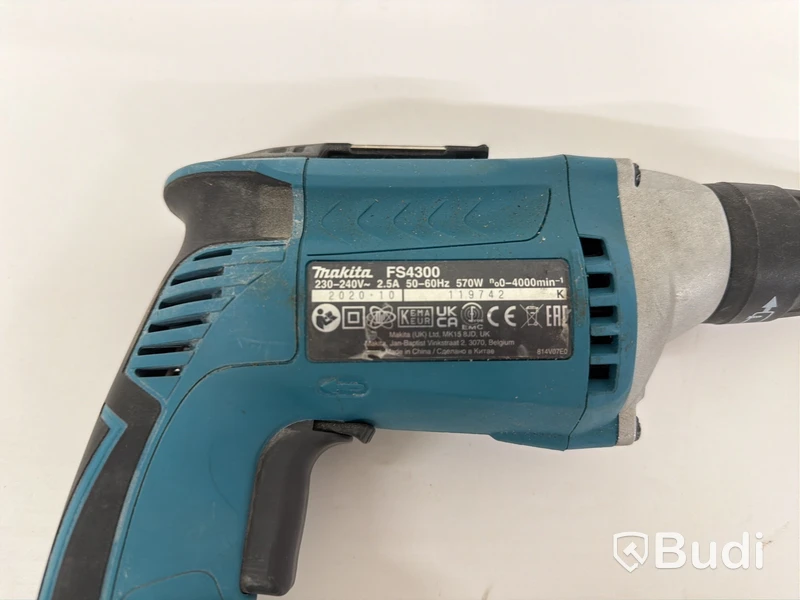 Gipsskruvdragare Makita FS4300, kabel, 570 W