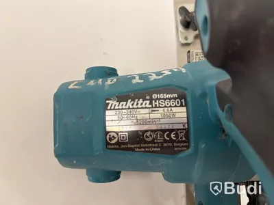 Cirkelsåg, Makita, HS6601, 165 mm, blå, kabel