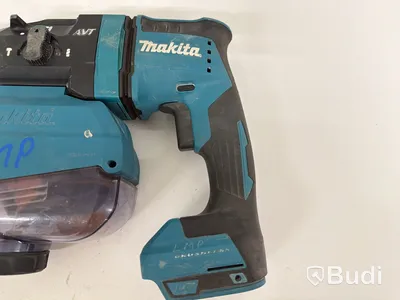Batteridriven borrhammare Makita DHR182, 18V, Dammsamlare Makita DX05