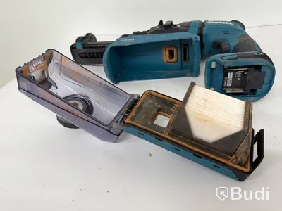 Batteridriven borrhammare Makita DHR182, 18V, Dammsamlare Makita DX05