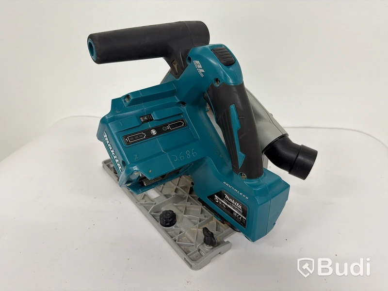Batteridriven sänksåg med styrskena Makita DSP600, 165 mm, blå