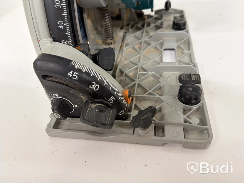 Batteridriven sänksåg med styrskena Makita DSP600, 165 mm, blå