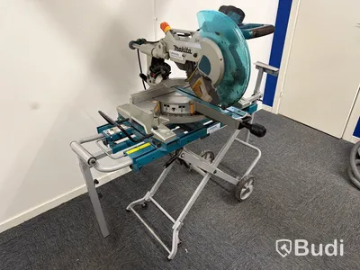 Kap- & gersåg Makita LS1216L, Sågbänk med hjul med snabbfäste Makita DEAWST05