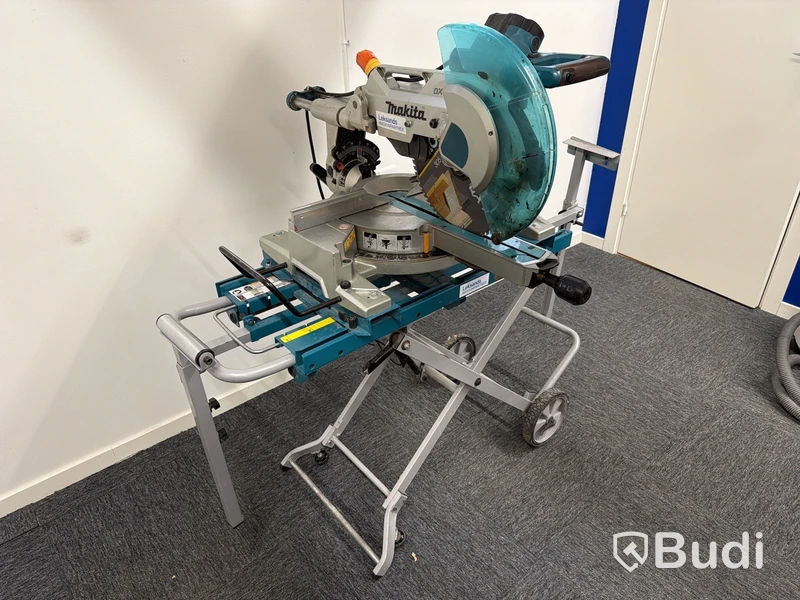 Kap- & gersåg Makita LS1216L, Sågbänk med hjul med snabbfäste Makita DEAWST05