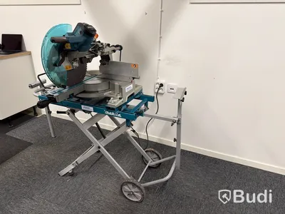 Kap- & gersåg Makita LS1216L, Sågbänk med hjul med snabbfäste Makita DEAWST05