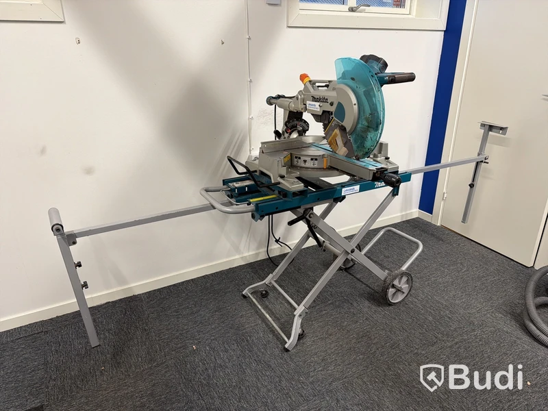 Kap- & gersåg Makita LS1216L, Sågbänk med hjul med snabbfäste Makita DEAWST05