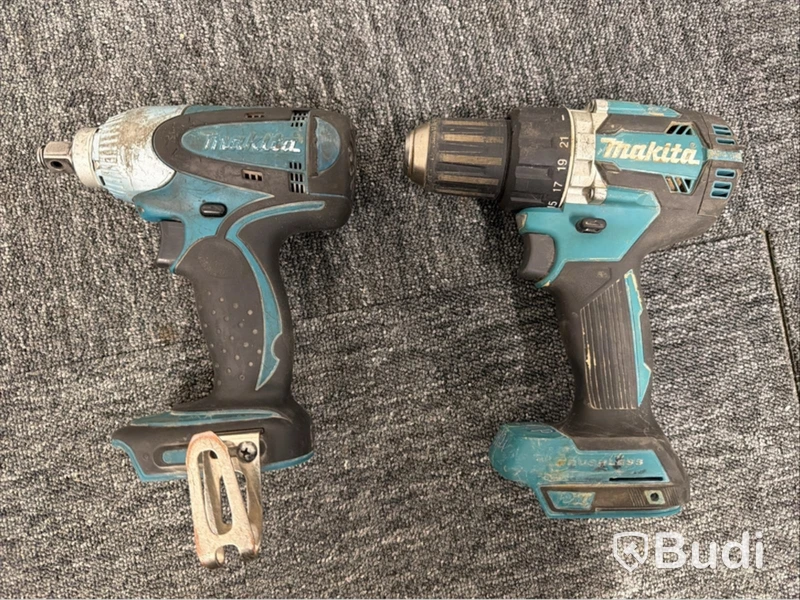 Parti verktyg Makita, ink laddare och 2 st batterier