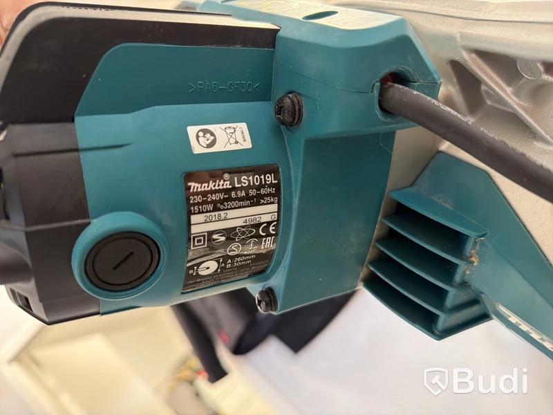 Kap- & gersåg Makita LS1019L, stativ DeWalt DE7023