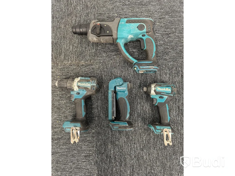 Verktyg Makita, borrhammare, skruvdragare, slagskruvdragare & lampa