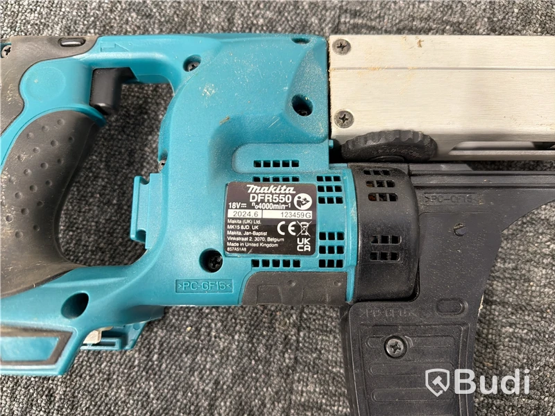 Skruvautomat Makita DFR550, dyckertpistol Makita DBN500