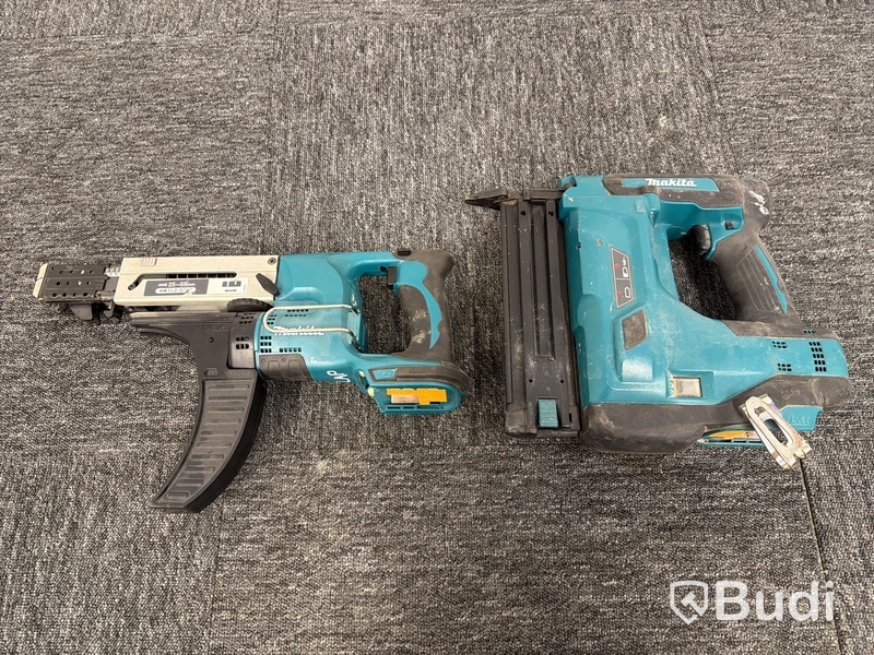 Skruvautomat Makita DFR550, dyckertpistol Makita DBN500