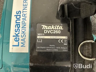 Ryggdammsugare Makita DVC260, Batteridriven