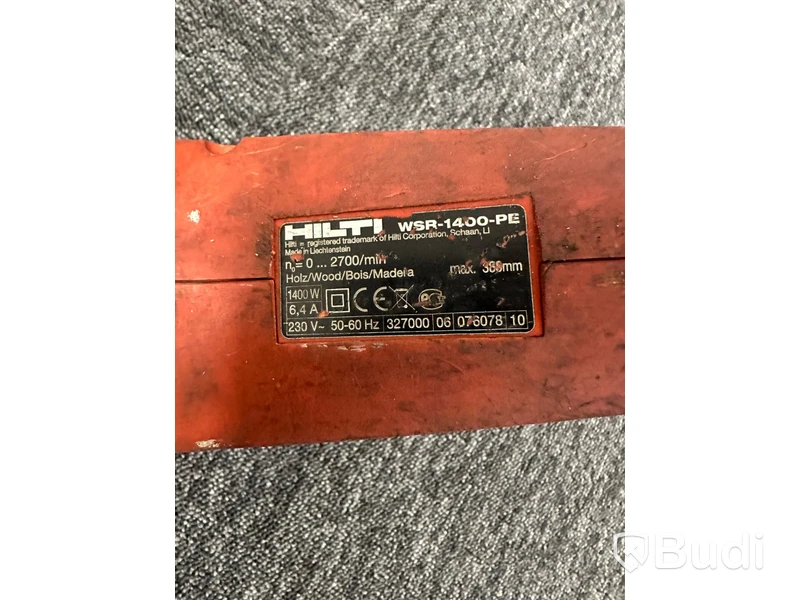 Tigersåg Hilti WSR-1400-PE, kabel, röd