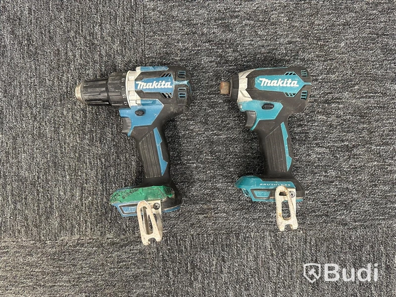 Slagskruvdragare Makita DTD153 och skruvdragare DDF484