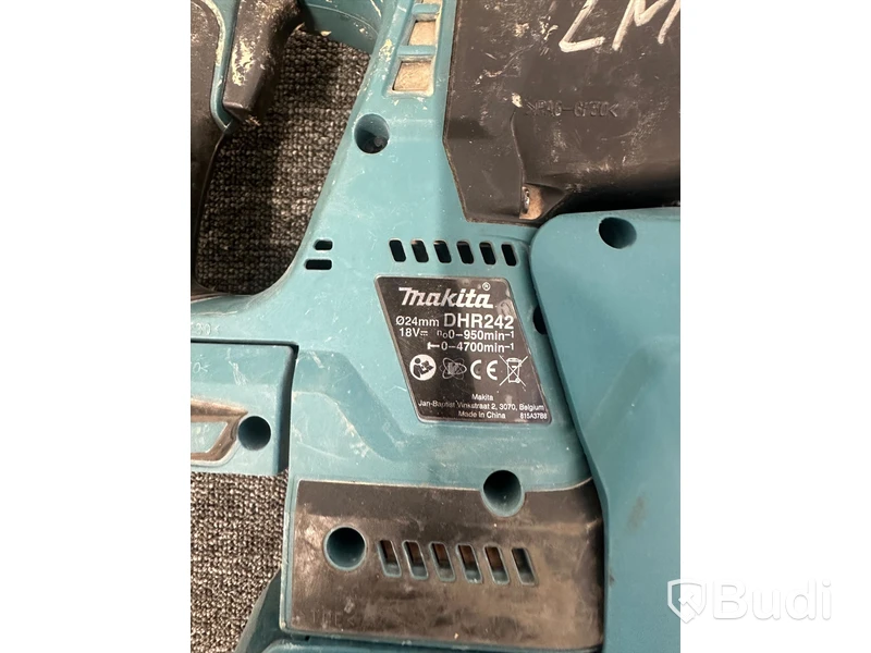 Kombihammare Makita DHR243, HEPA-dammutsugsfäste DX-02, ink batteri & laddare