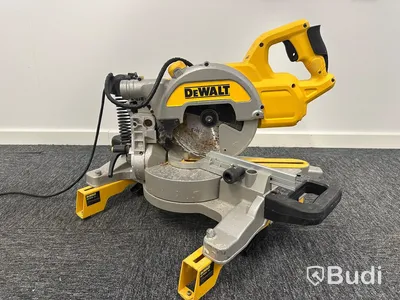 Kap-/gersåg Dewalt DWS777-QS med monteringsbyglar Dewalt DE7023-XJ