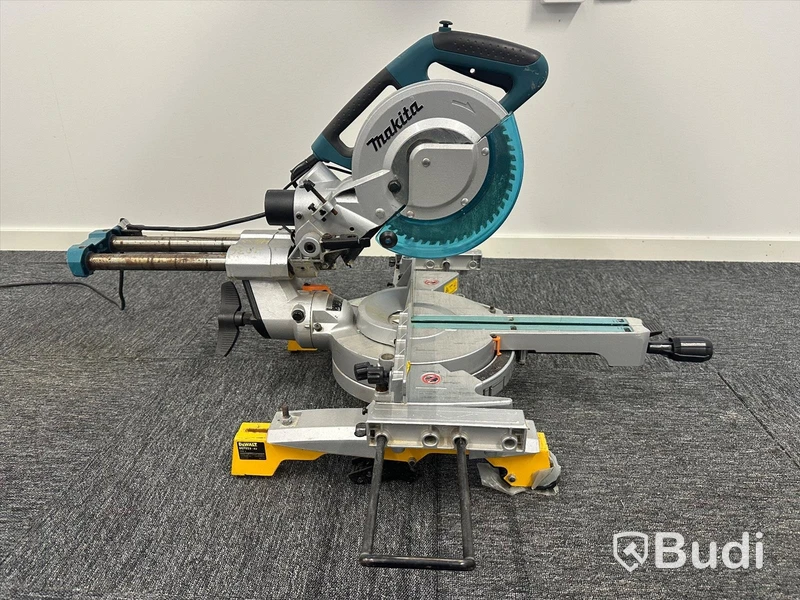 Kap- och gersåg Makita LS0815FL med monteringsbyglar Dewalt DE7023-XJ