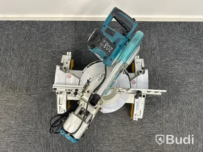 Kap- och gersåg Makita LS1016L, monteringsbyglar Dewalt DE7025-XJ och stativ Dewalt DE7023-XJ