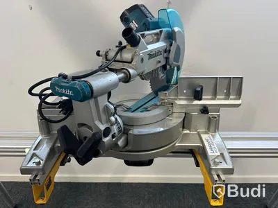 Kap- och gersåg Makita LS1016L, monteringsbyglar Dewalt DE7025-XJ och stativ Dewalt DE7023-XJ