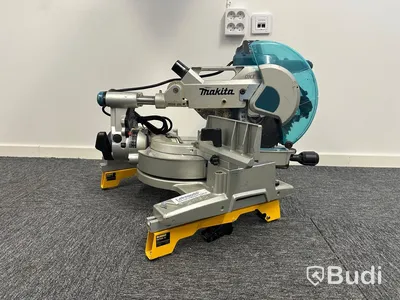Kap- och gersåg Makita LS1016L, monteringsbyglar Dewalt DE7025-XJ och stativ Dewalt DE7023-XJ