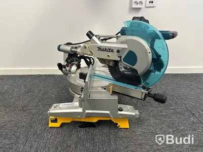 Kap- och gersåg Makita LS1016L, monteringsbyglar Dewalt DE7025-XJ och stativ Dewalt DE7023-XJ