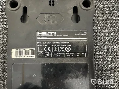 Batteriladdare Hilti C7 och 3st 7,2V Hilti batterier