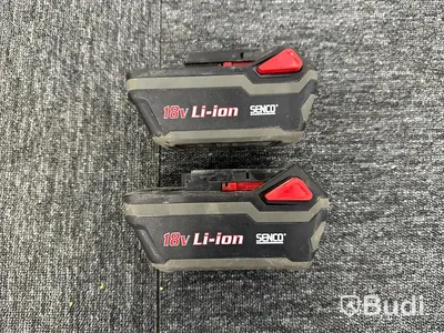 Batteriladdare Senco och 2st 18V litiumjonbatterier Senco
