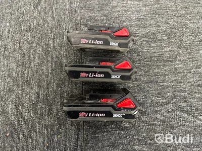 Batteriladdare Senco och 3st 18V litiumjonbatterier Senco
