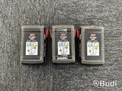 Batteriladdare Senco och 3st 18V litiumjonbatterier Senco