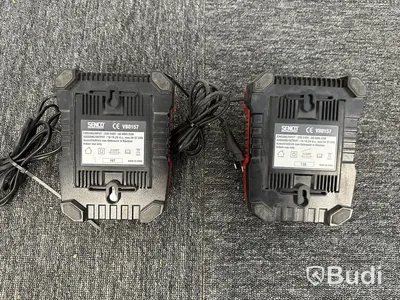 2st batteriladdare Senco och 2st 18V litiumjonbatterier Senco