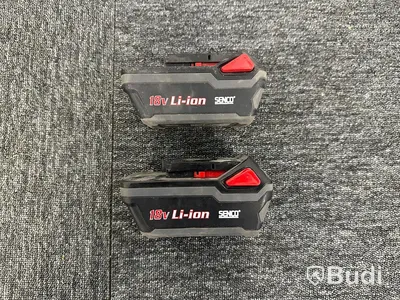 2st batteriladdare Senco och 2st 18V litiumjonbatterier Senco