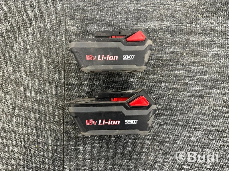 2st batteriladdare Senco och 2st 18V litiumjonbatterier Senco