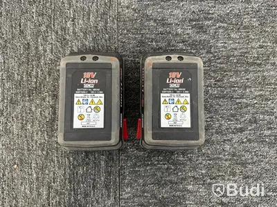 2st batteriladdare Senco och 2st 18V litiumjonbatterier Senco