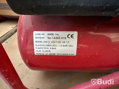 Kompressor Motek modell 205/12