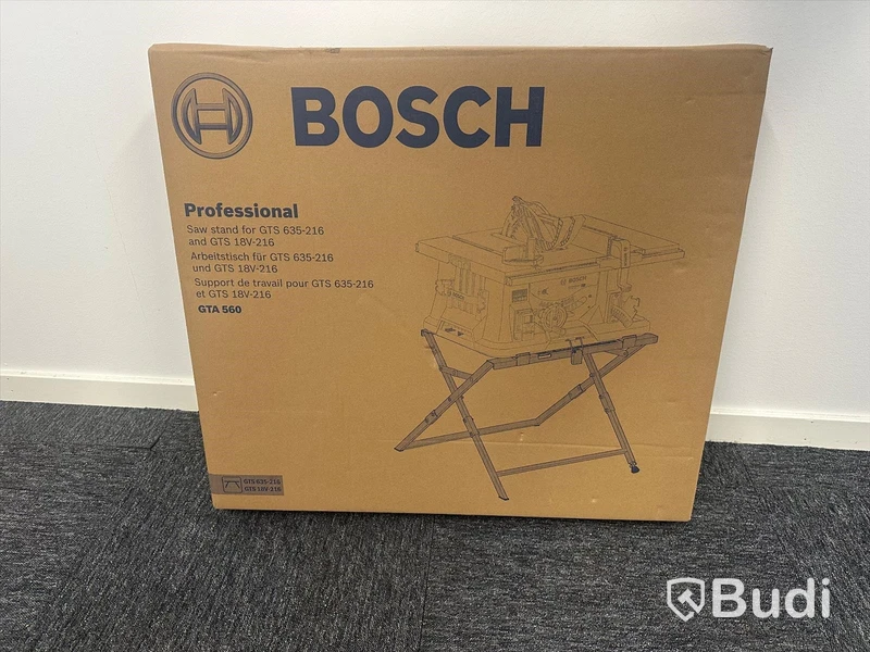 Oanvänt sågbord Boch GTA 560