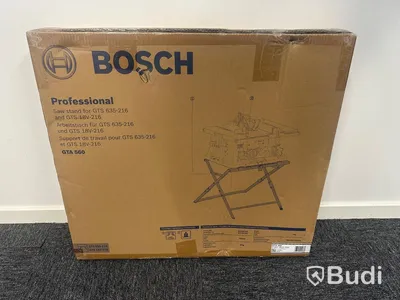 Oanvänt sågbord Boch GTA 560