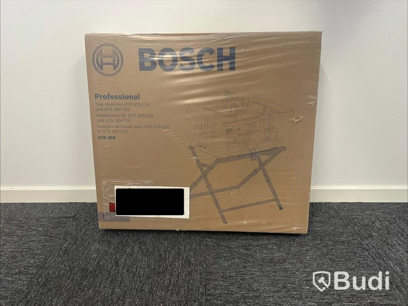 Oanvänt sågbord Boch GTA 560