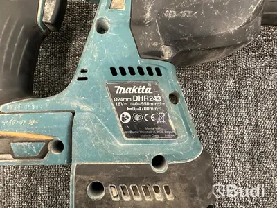 Kombihammare Makita DHR243 och slagskruvdragare Makita DTD153 med 2st 18V batterier och dubbelladdare