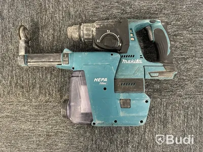 Kombihammare Makita DHR243 med dammutsug Makita DX06