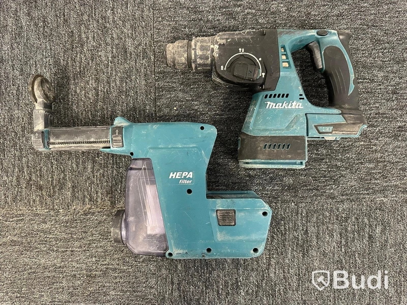 Kombihammare Makita DHR243 med dammutsug Makita DX06