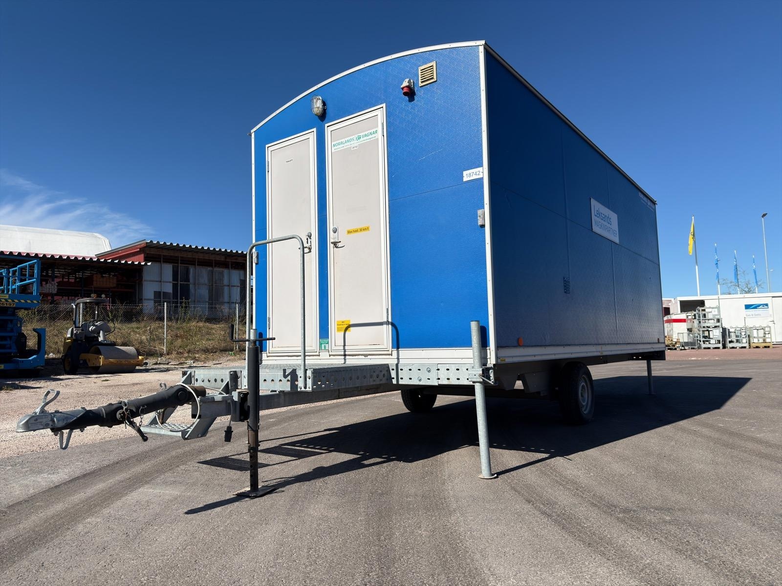 Personalvagn Norrlandsvagnar – Komplett med kök, dusch & omklädning